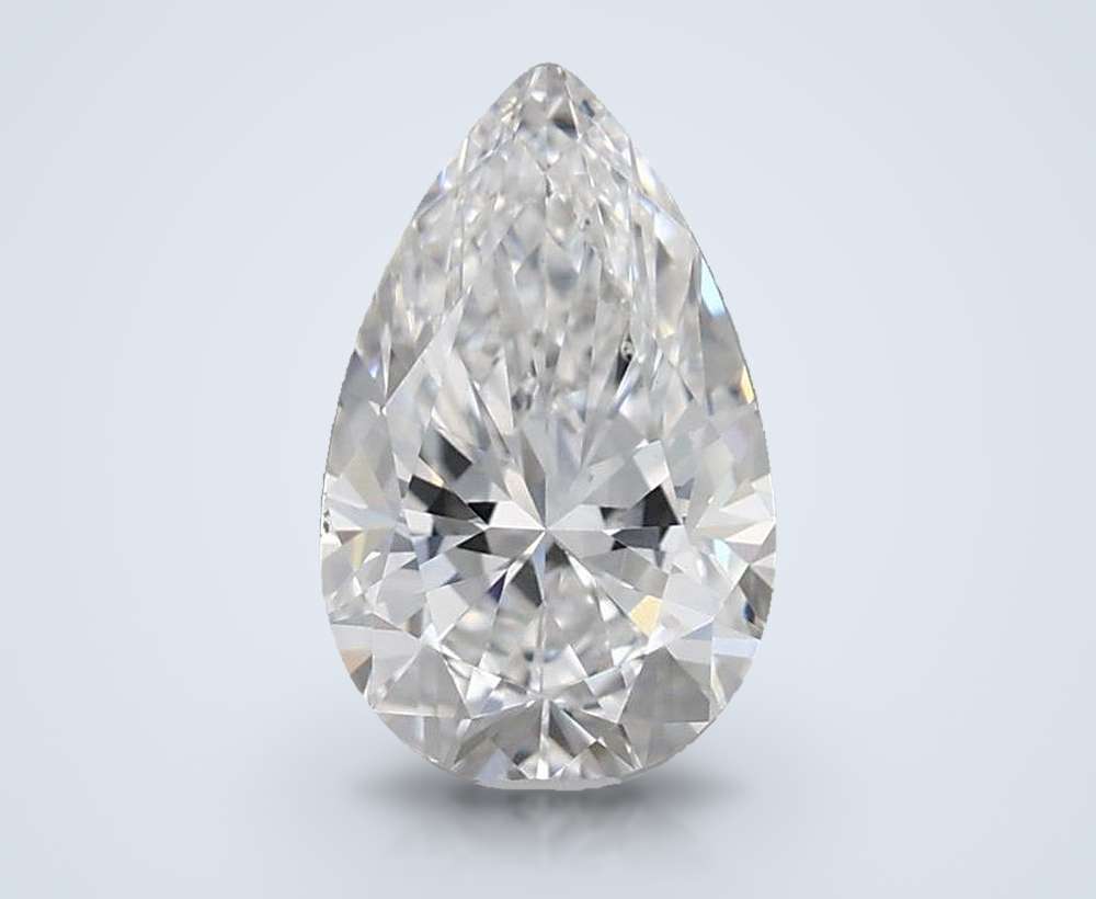 1.00 Carat Pear Lab Diamond