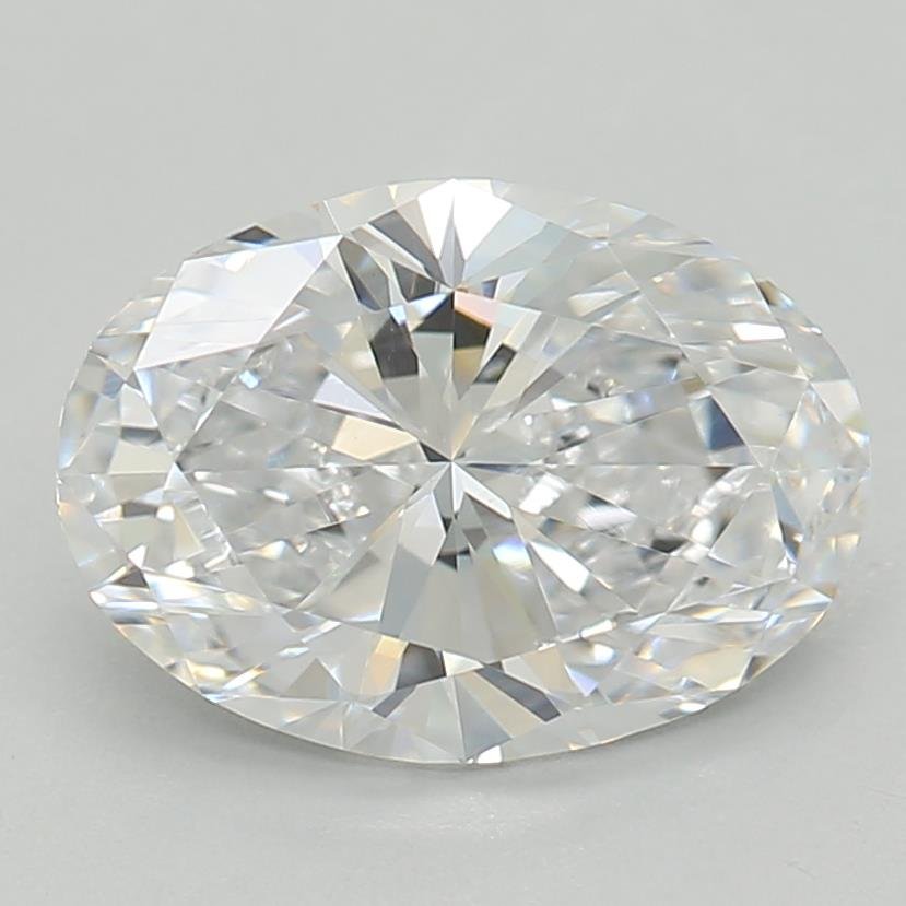 1.05ct D VVS2 Rare Carat Ideal Cut Oval Lab Grown Diamond