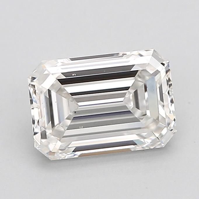 2.00ct F VS2 Rare Carat Ideal Cut Emerald Lab Grown Diamond