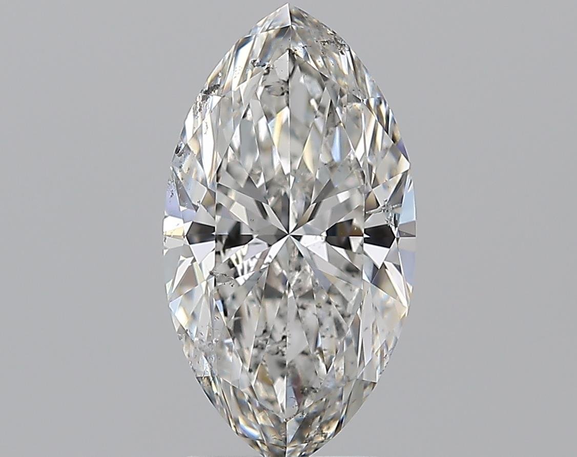 3.01ct F SI2 Rare Carat Ideal Cut Marquise Diamond