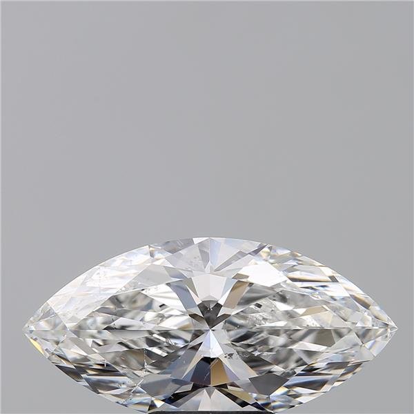 3.12ct F SI2 Rare Carat Ideal Cut Marquise Diamond