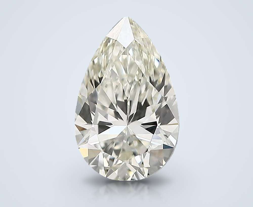 3.02 Carat Pear Natural Diamond