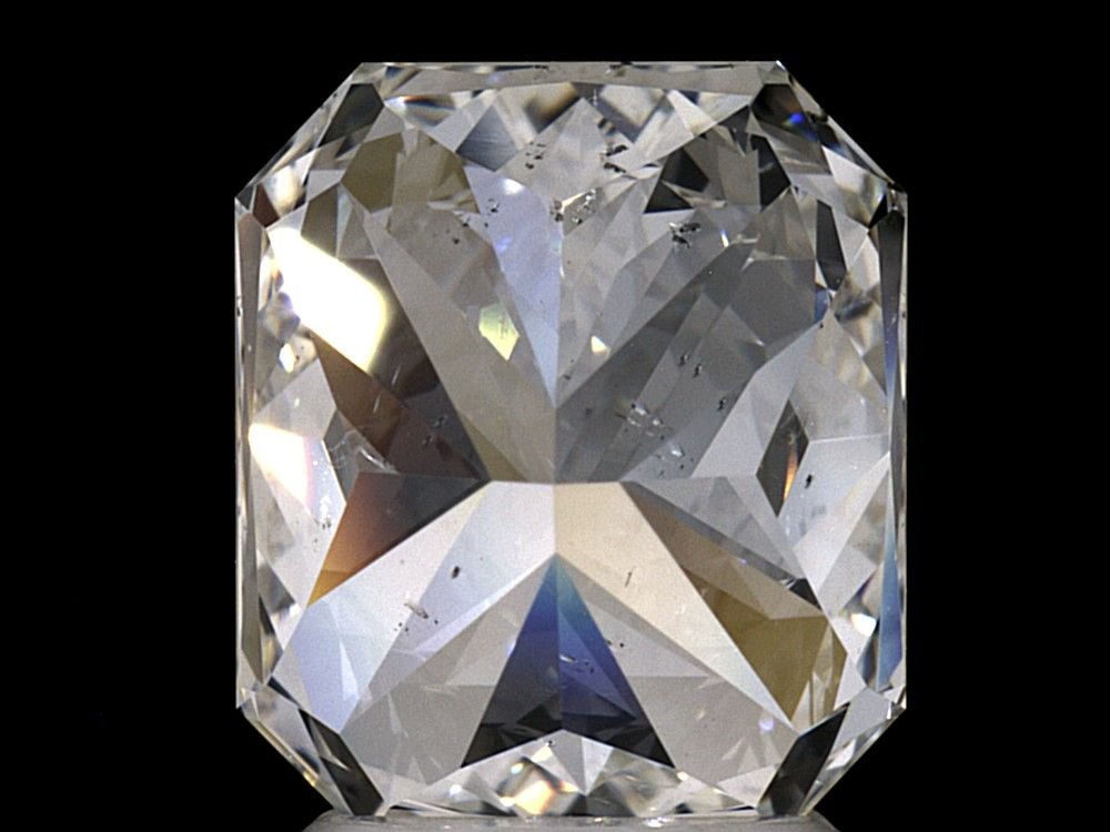 3.29ct J SI1 Rare Carat Ideal Cut Radiant Diamond