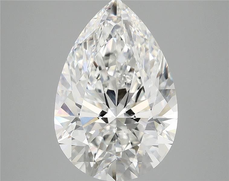 5.00 Carat Pear Lab Diamond