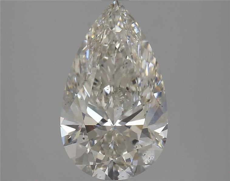 2.59ct H SI1 Rare Carat Ideal Cut Pear Lab Grown Diamond