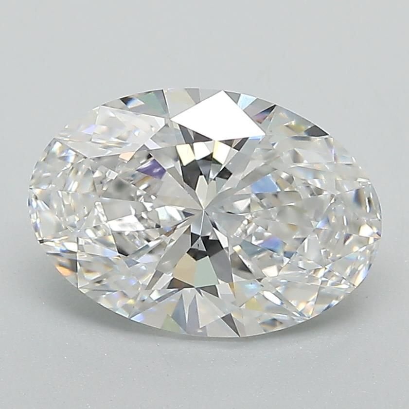 2.09ct E VS2 Rare Carat Ideal Cut Oval Lab Grown Diamond
