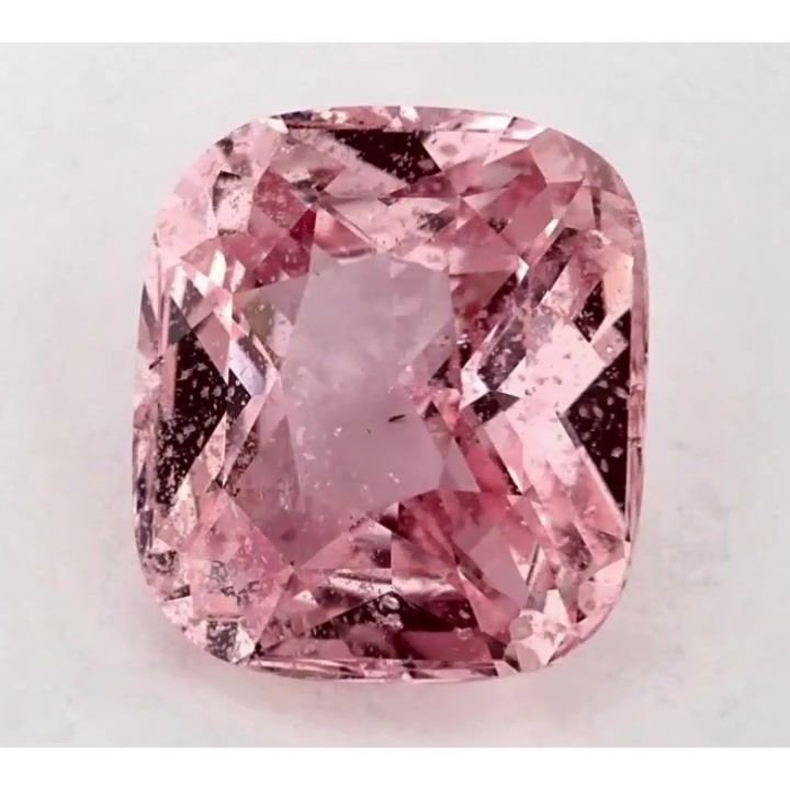 3.59 Carat Pink Cushion Sapphire