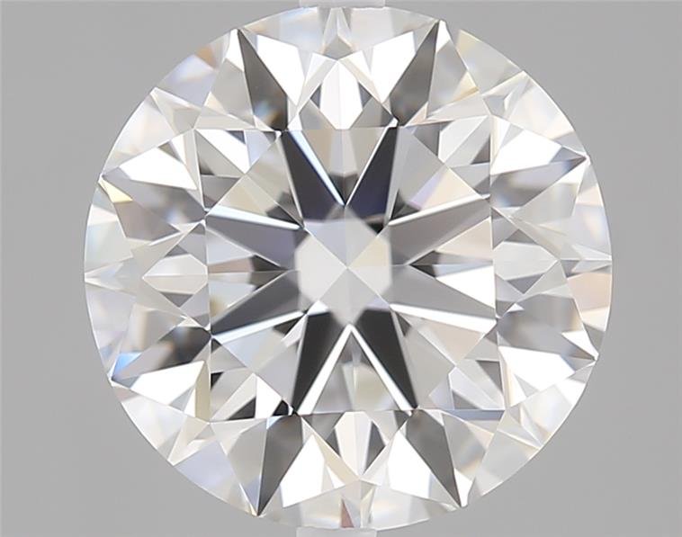 2.53ct E FL Rare Carat Ideal Cut Round Diamond