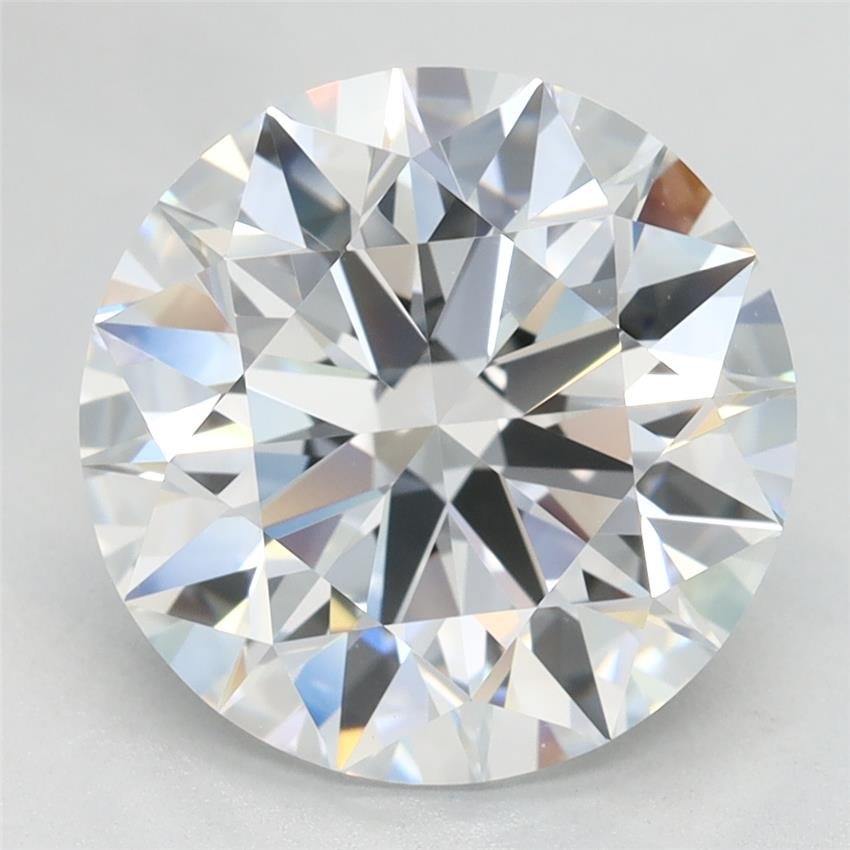 4.47ct D VVS1 Rare Carat Ideal Cut Round Lab Grown Diamond