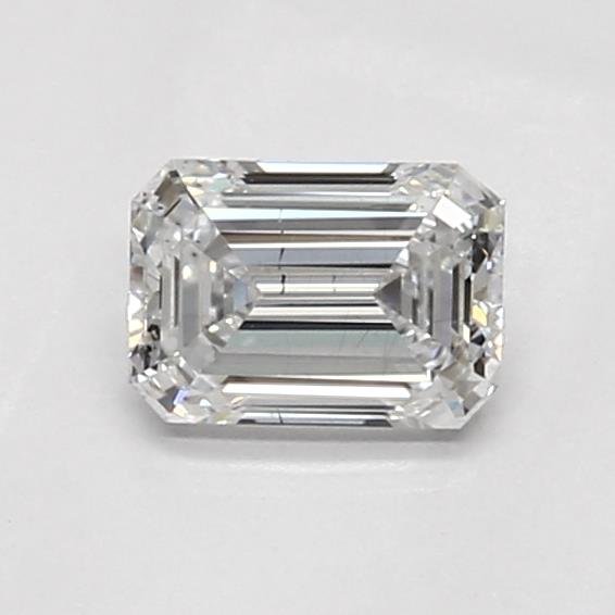 0.70ct D SI1 Rare Carat Ideal Cut Emerald Lab Grown Diamond