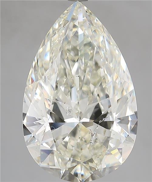 8.04ct I SI2 Rare Carat Ideal Cut Pear Diamond