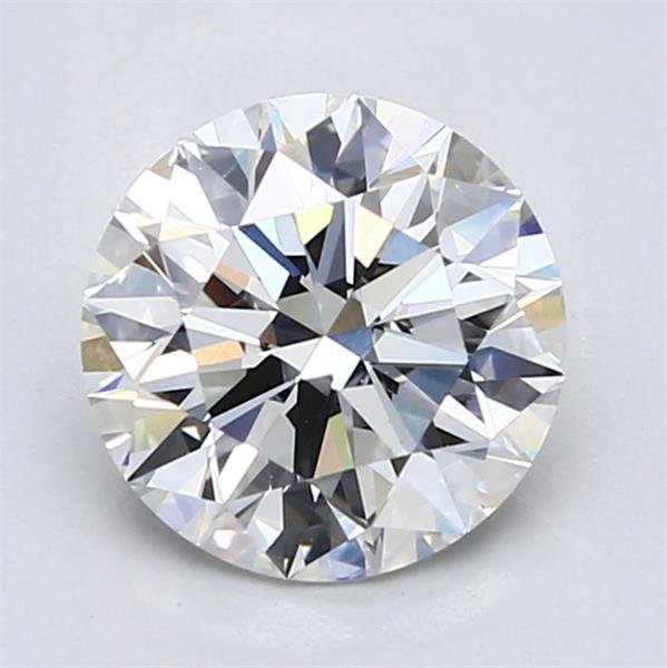 1.90ct F IF Rare Carat Ideal Cut Round Diamond