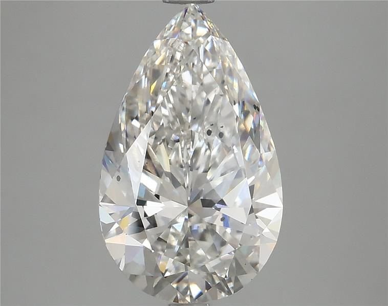 3.53ct H SI1 Rare Carat Ideal Cut Pear Lab Grown Diamond