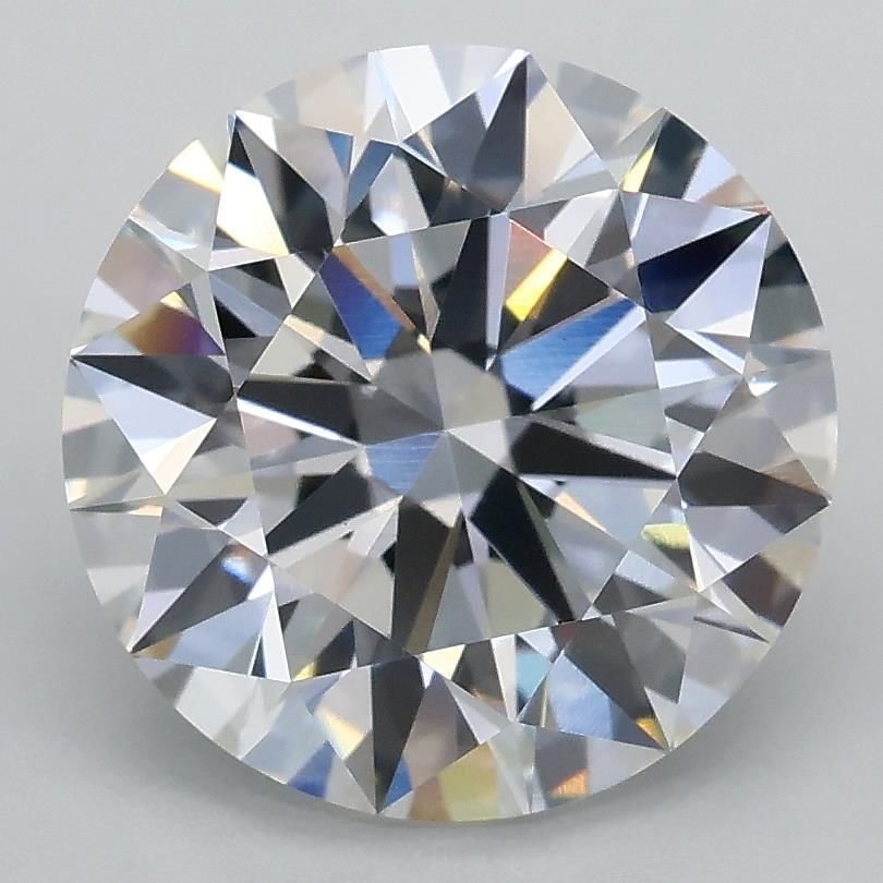 3.09ct E VS1 Rare Carat Ideal Cut Round Lab Grown Diamond