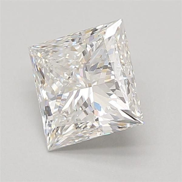 2.09ct E VS2 Rare Carat Ideal Cut Princess Lab Grown Diamond