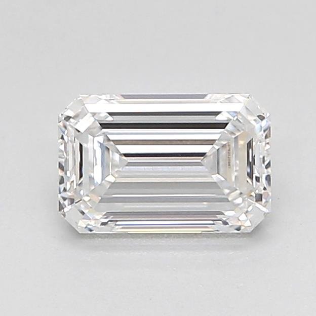 1.01ct D VVS2 Rare Carat Ideal Cut Emerald Lab Grown Diamond