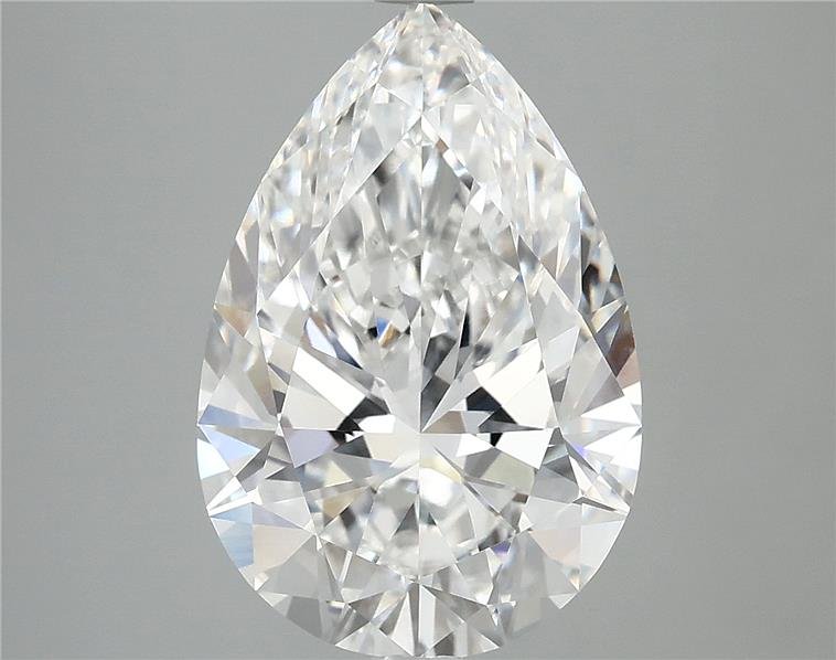 5.00 Carat Pear Lab Diamond
