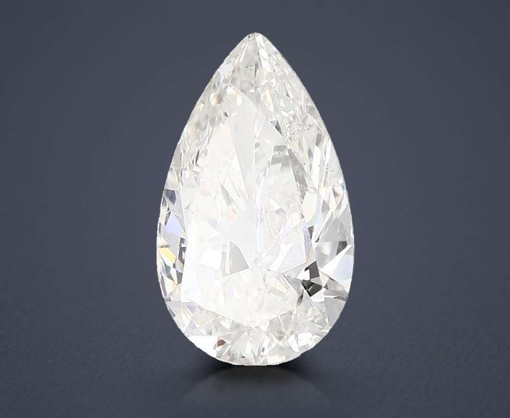 1.70 Carat Pear Natural Diamond