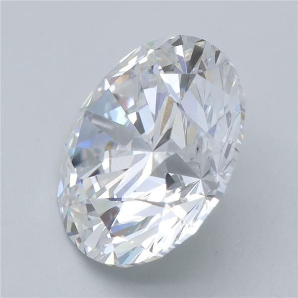 3.31ct E VVS2 Rare Carat Ideal Cut Round Lab Grown Diamond