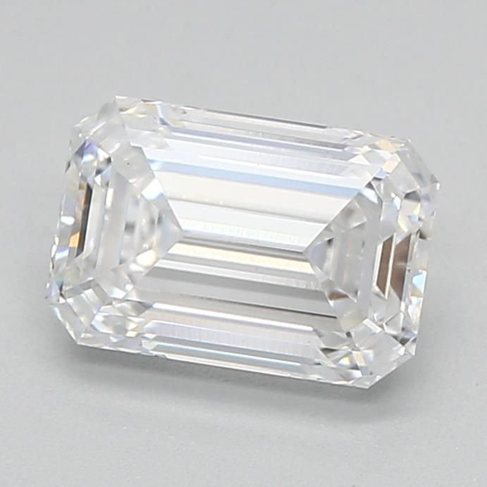 0.95ct D VVS2 Rare Carat Ideal Cut Emerald Lab Grown Diamond