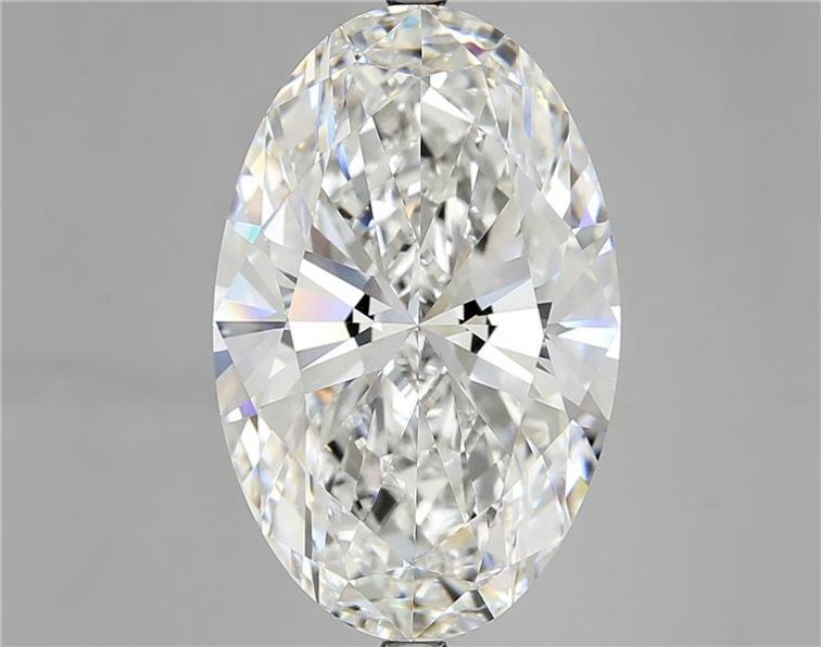 10.65ct F VVS2 Rare Carat Ideal Cut Oval Lab Grown Diamond