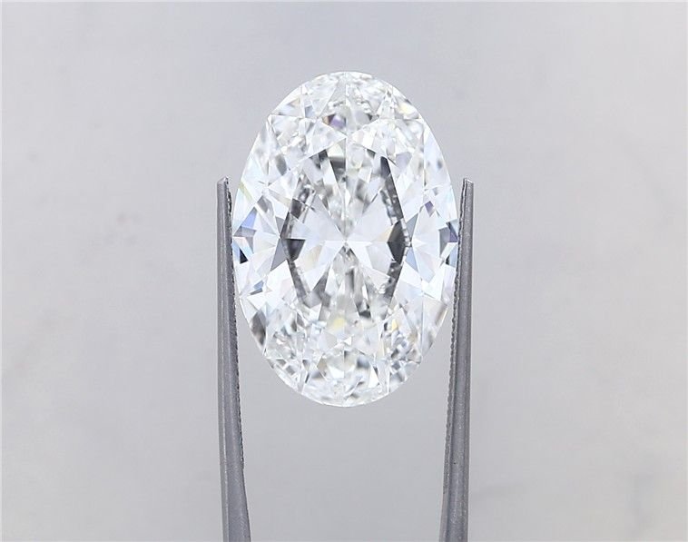 14.08ct F VVS2 Rare Carat Ideal Cut Oval Lab Grown Diamond