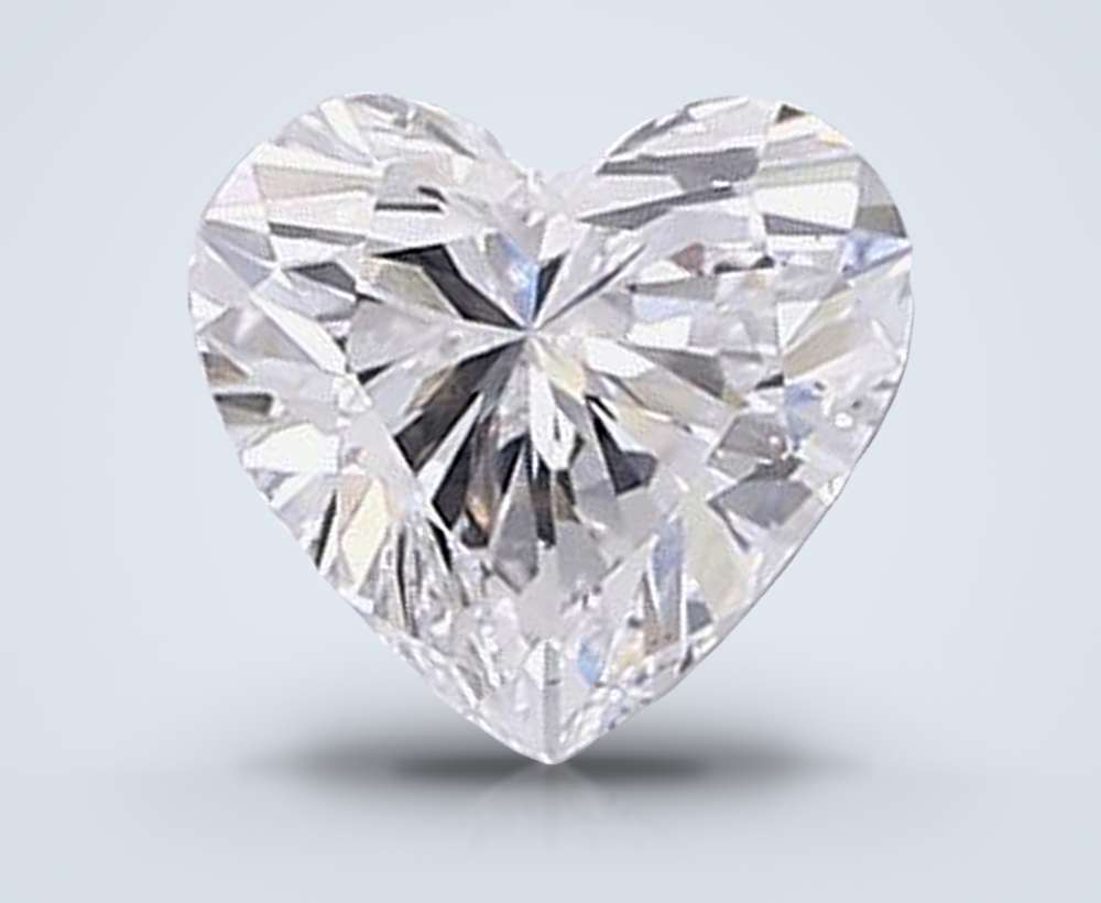 1.00 Carat Heart Lab Diamond