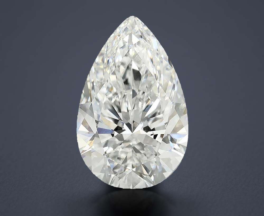 9.45 Carat Pear Lab Diamond