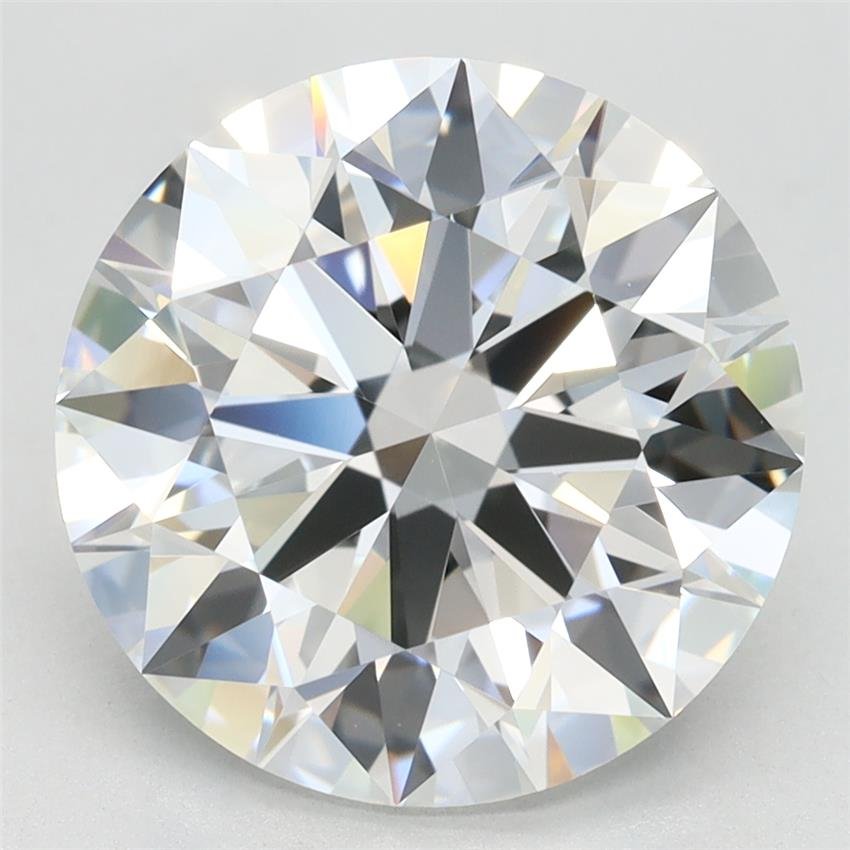 4.55ct F IF Rare Carat Ideal Cut Round Lab Grown Diamond