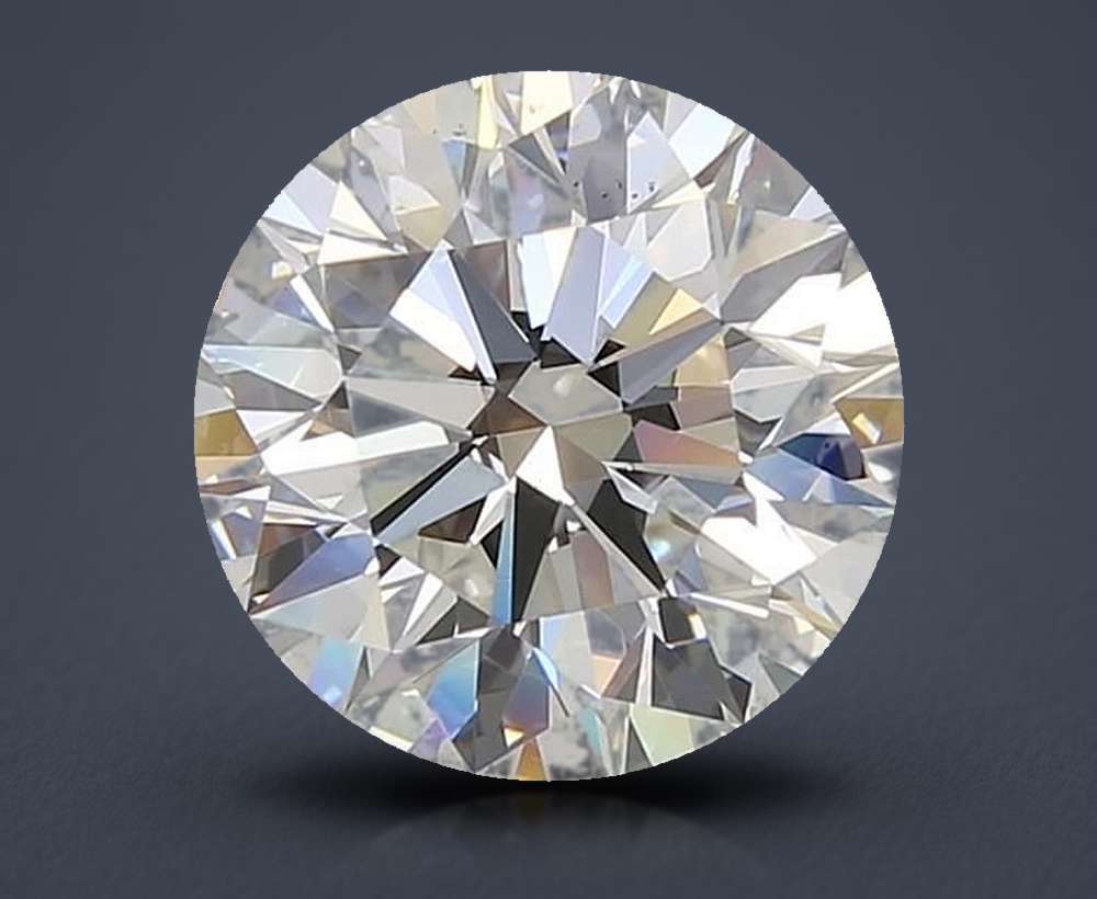 3.42 Carat Round Natural Diamond