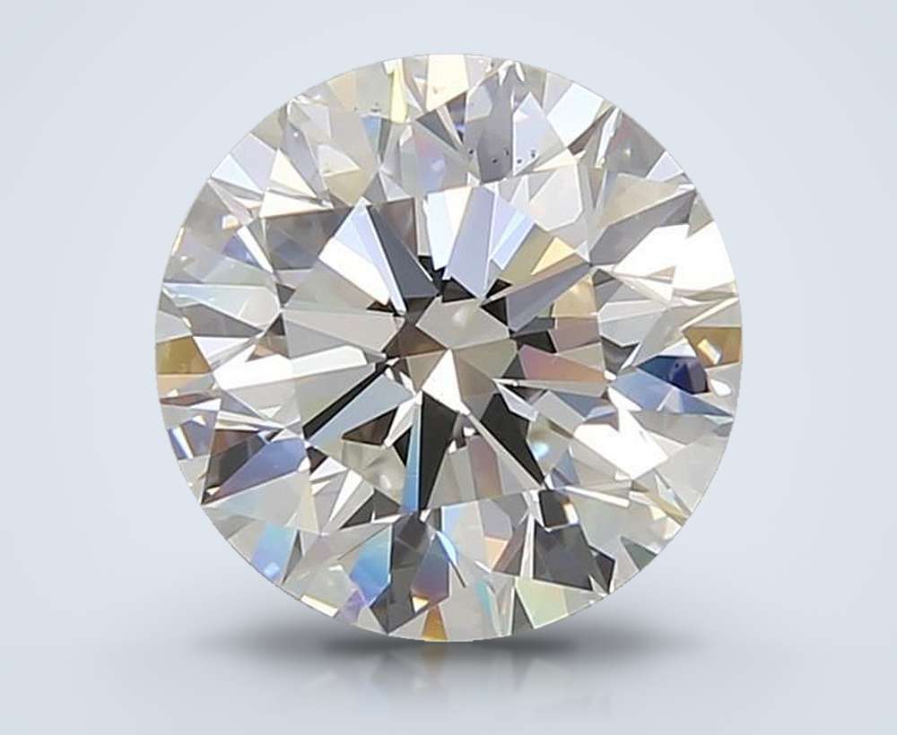 3.42 Carat Round Natural Diamond