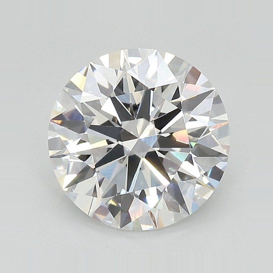 3.20ct E VVS2 Rare Carat Ideal Cut Round Lab Grown Diamond
