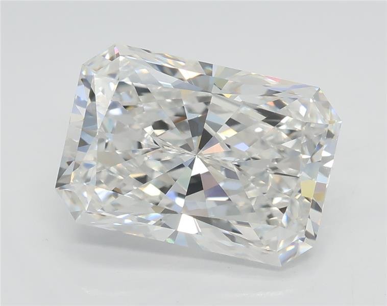 3.84ct E VVS2 Rare Carat Ideal Cut Radiant Lab Grown Diamond