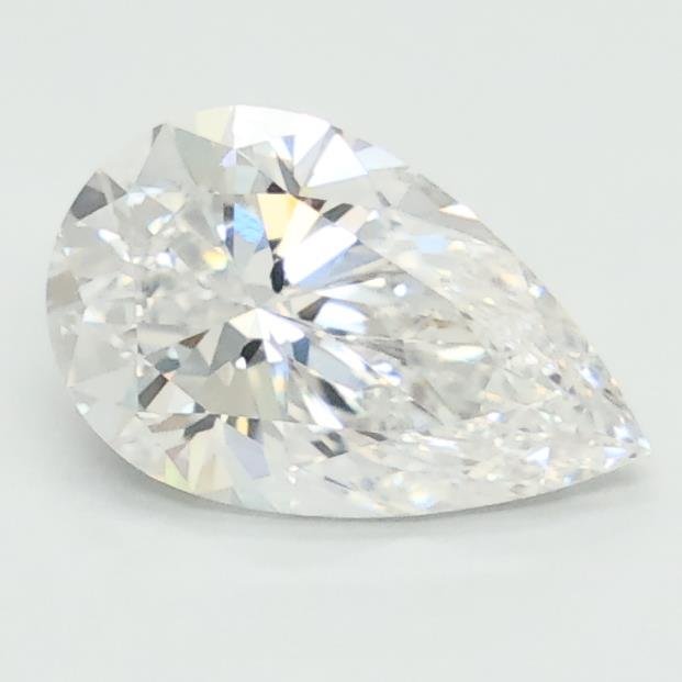 1.06ct D VVS2 Rare Carat Ideal Cut Pear Lab Grown Diamond