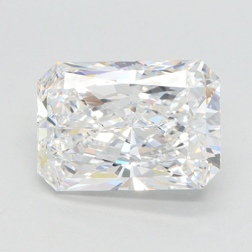 3.21ct E VVS2 Rare Carat Ideal Cut Radiant Lab Grown Diamond