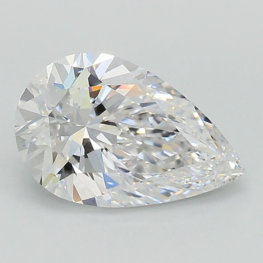 1.93ct E VS1 Rare Carat Ideal Cut Pear Lab Grown Diamond