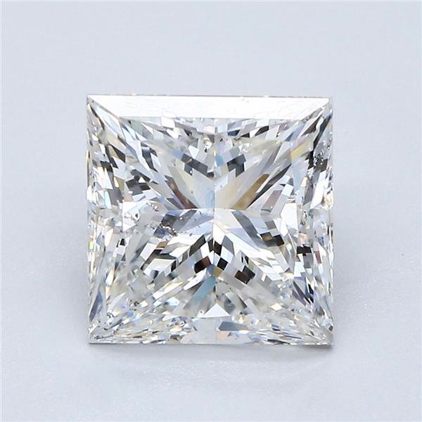 3.49ct G SI2 Excellent Cut Princess Diamond