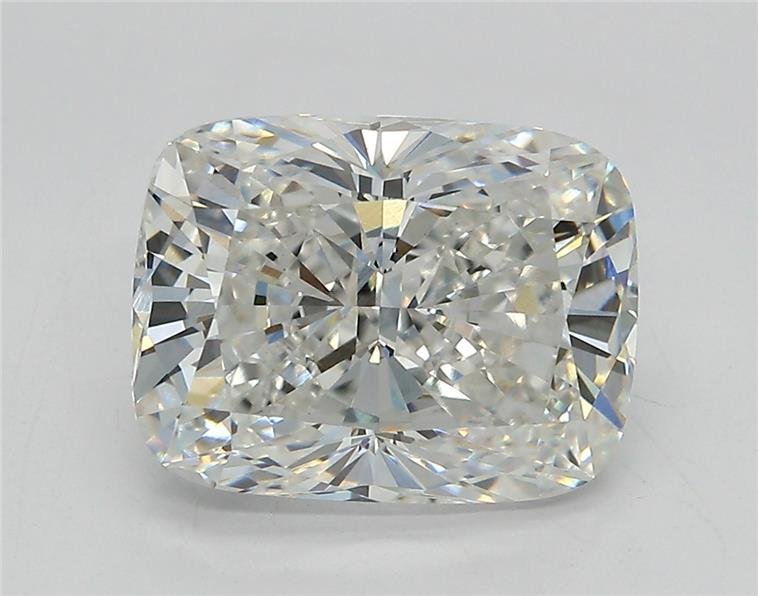 3.08ct F VVS2 Rare Carat Ideal Cut Cushion Lab Grown Diamond