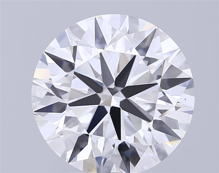 7.04ct F VS1 Rare Carat Ideal Cut Round Lab Grown Diamond