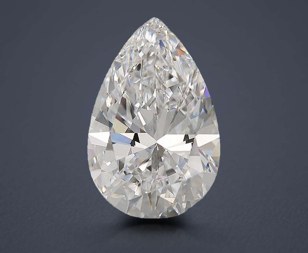 5.01 Carat Pear Natural Diamond