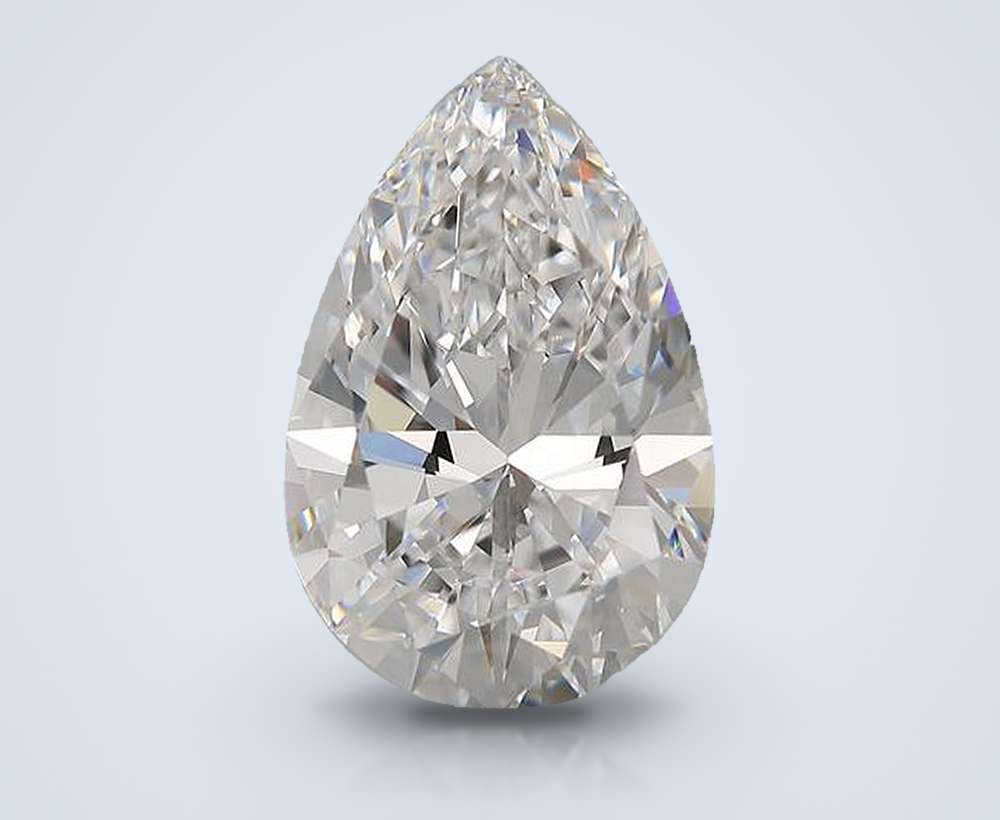 5.01 Carat Pear Natural Diamond