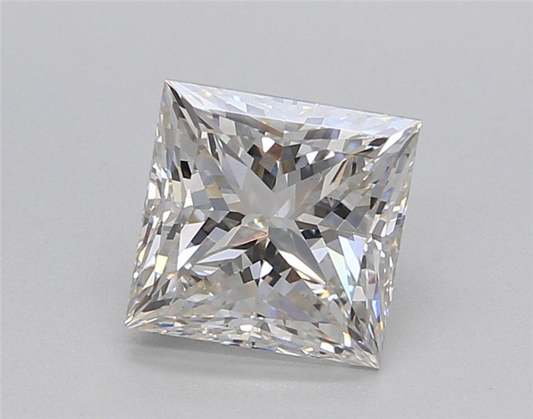 1.96ct F VS1 Rare Carat Ideal Cut Princess Lab Grown Diamond