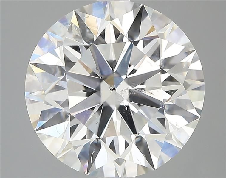 3.01ct H SI2 Rare Carat Ideal Cut Round Diamond