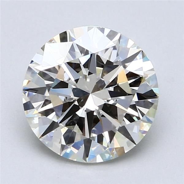 3.02ct K VS2 Very Good Cut Round Diamond