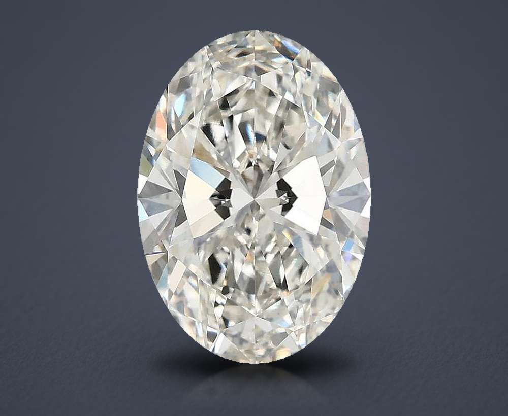 3.74 Carat Oval Lab Diamond