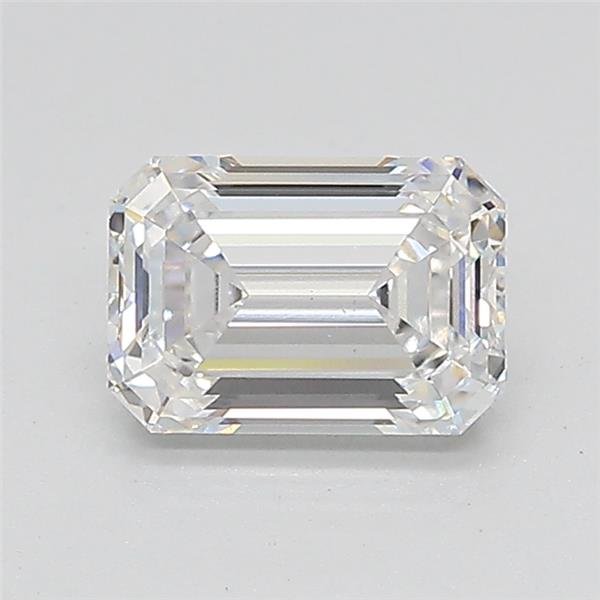 1.11ct D VVS2 Rare Carat Ideal Cut Emerald Lab Grown Diamond