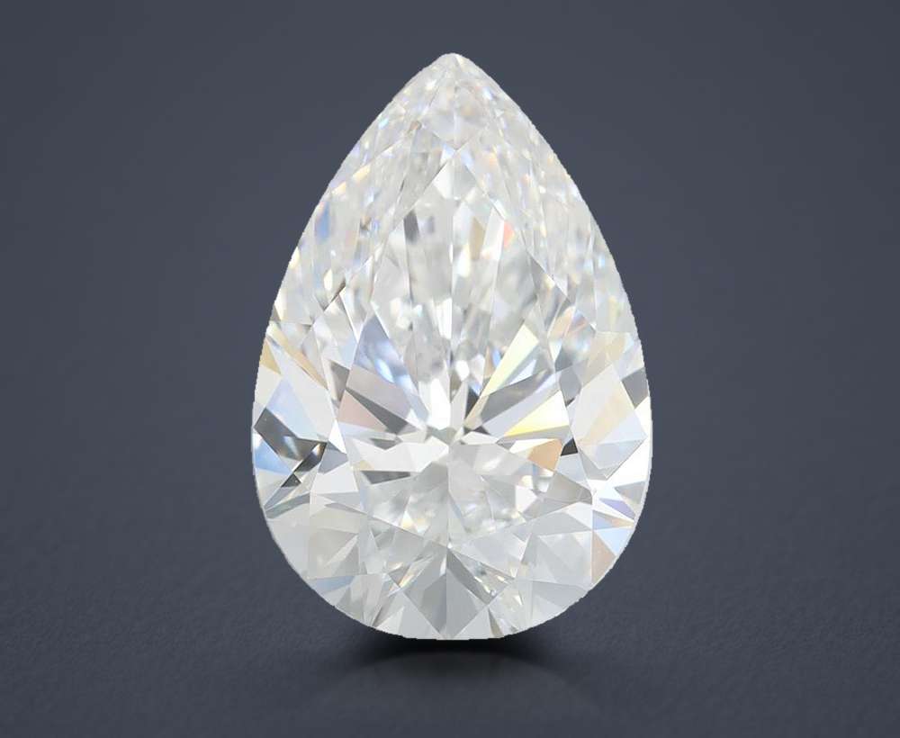 3.61 Carat Pear Lab Diamond