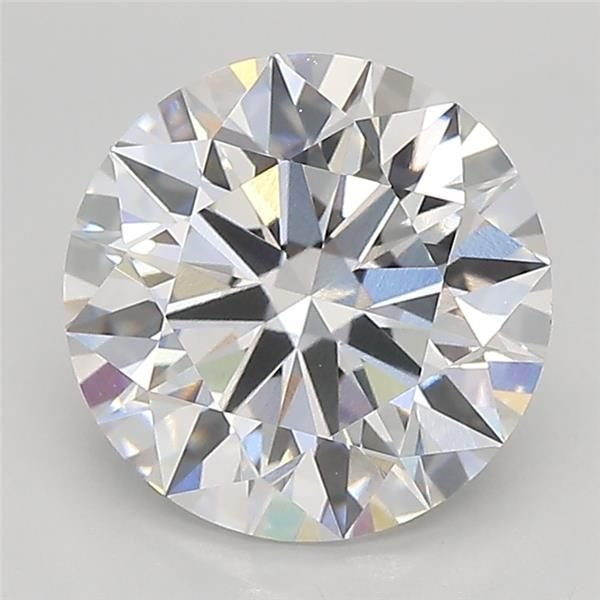 2.57ct D VVS2 Rare Carat Ideal Cut Round Lab Grown Diamond