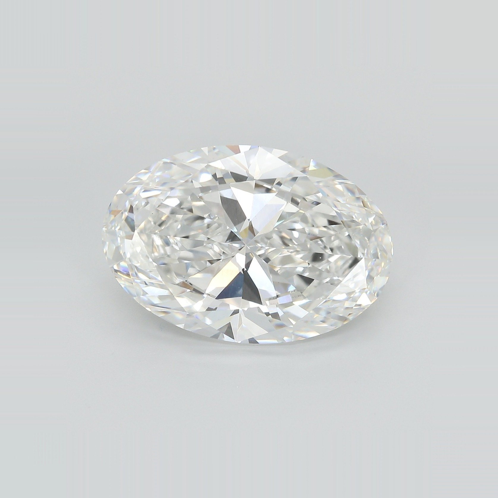 11.02ct F VVS2 Very Good Cut Oval Lab Grown Diamond