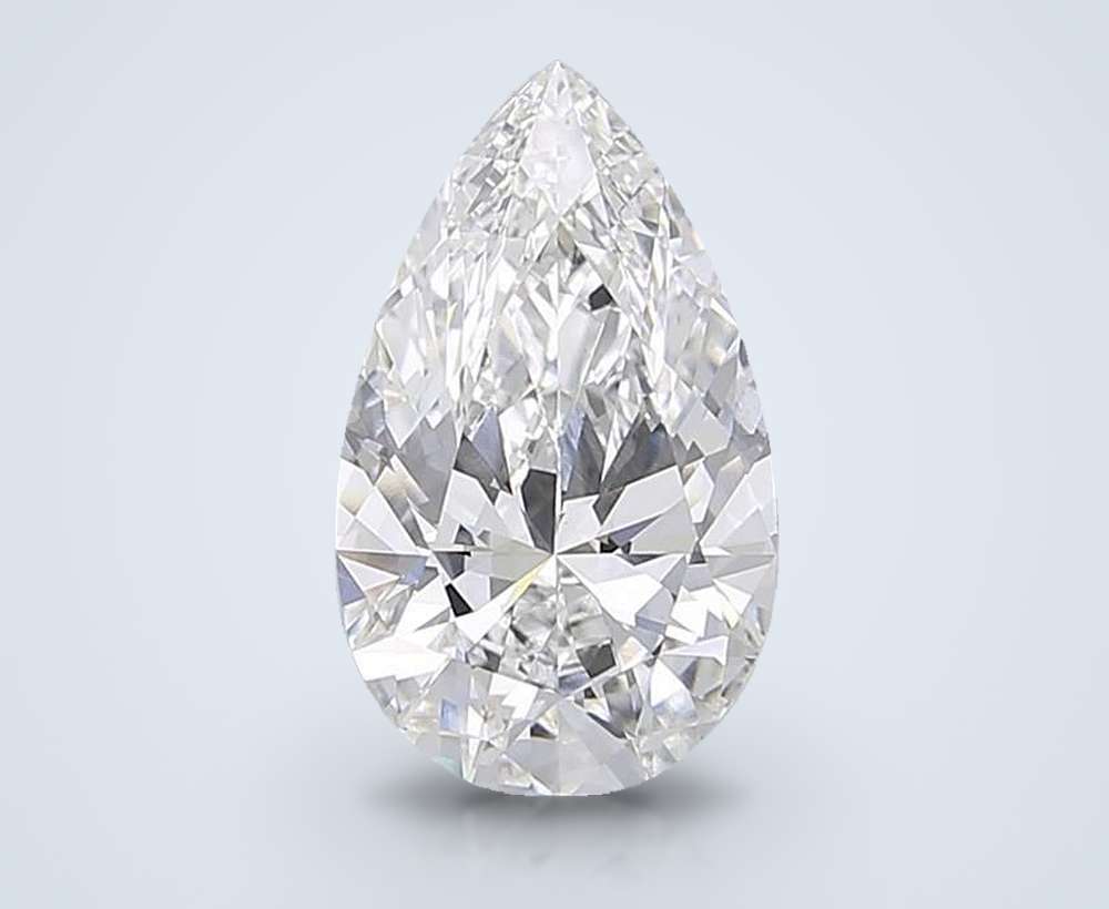 2.00 Carat Pear Lab Diamond